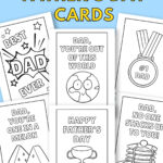Printable Father&<h2>039;S Day Cards To Colour — Gathering Beauty Throughout Free Printable Fathers Day Cards For Preschoolers
