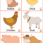 Printable Flashcards For Kids – Farm Animals | Amax Kids In Free Printable Farm Animal Pictures