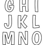Printable Free Alphabet Templates Pertaining To Free Printable Alphabet Stencils Templates