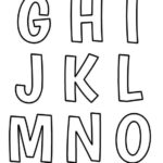 Printable Free Alphabet Templates Throughout Free Printable Alphabet Letters To Color