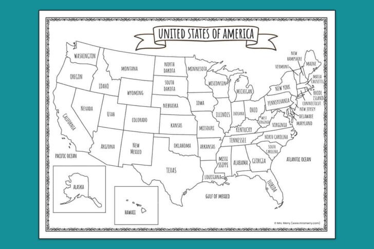 Free Printable Maps For Kids