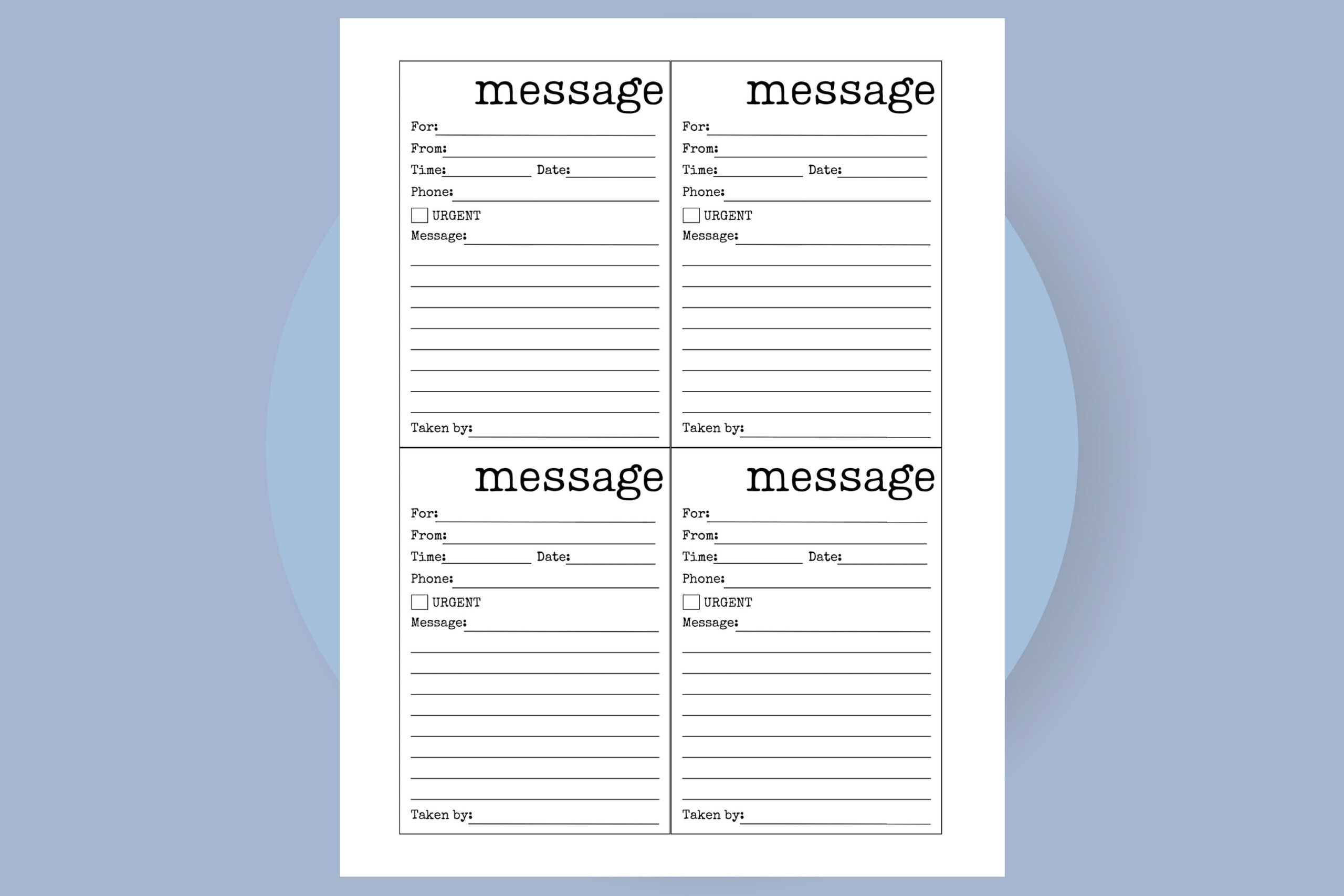 Printable Message Form, Missed Call Pdf, Phone Message Memo throughout Free Printable Phone Message Template