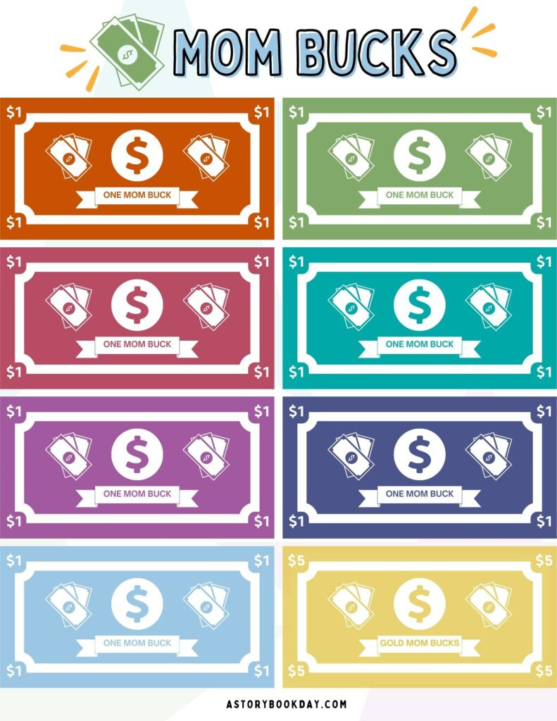Printable Mom Bucks And Reward Chart: Reward System For Kids Inside Free Printable Chore Bucks Printable Mom Bucks And Reward Chart: Reward System For Kids Inside Free Printable Chore Bucks