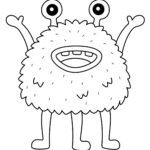 Printable Monster Templates For Kids' Activities And Crafts Throughout Free Printable Monster Templates