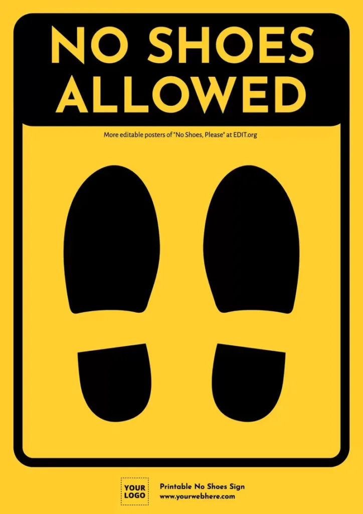 Printable No Shoes Sign Templates Intended For Free Printable Remove Your Shoes Sign Printable No Shoes Sign Templates Intended For Free Printable Remove Your Shoes Sign