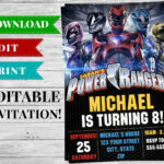 Printable Power Rangers Invitation Pdf   Printable Birthday Party For Free Printable Power Ranger Birthday Invitations Printable Power Rangers Invitation Pdf   Printable Birthday Party For Free Printable Power Ranger Birthday Invitations