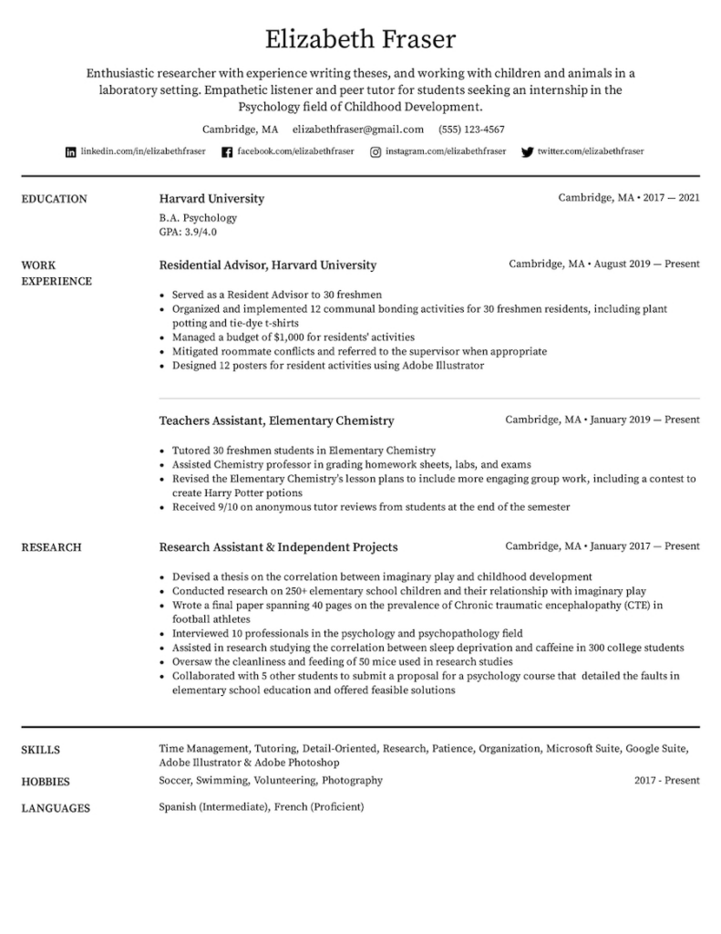 Printable Resume Templates & Formats For 2025 | Easy Resume Intended For Free Printable Resume Templates Printable Resume Templates & Formats For 2025 | Easy Resume Intended For Free Printable Resume Templates