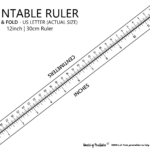 Printable Ruler   Free Accurate Ruler Inches, Cm, Mm   World Of Intended For Free Printable Ruler Printable Ruler   Free Accurate Ruler Inches, Cm, Mm   World Of Intended For Free Printable Ruler
