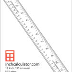 Printable Rulers   Free 12" Rulers   Inch Calculator For Free Printable Ruler Printable Rulers   Free 12" Rulers   Inch Calculator For Free Printable Ruler