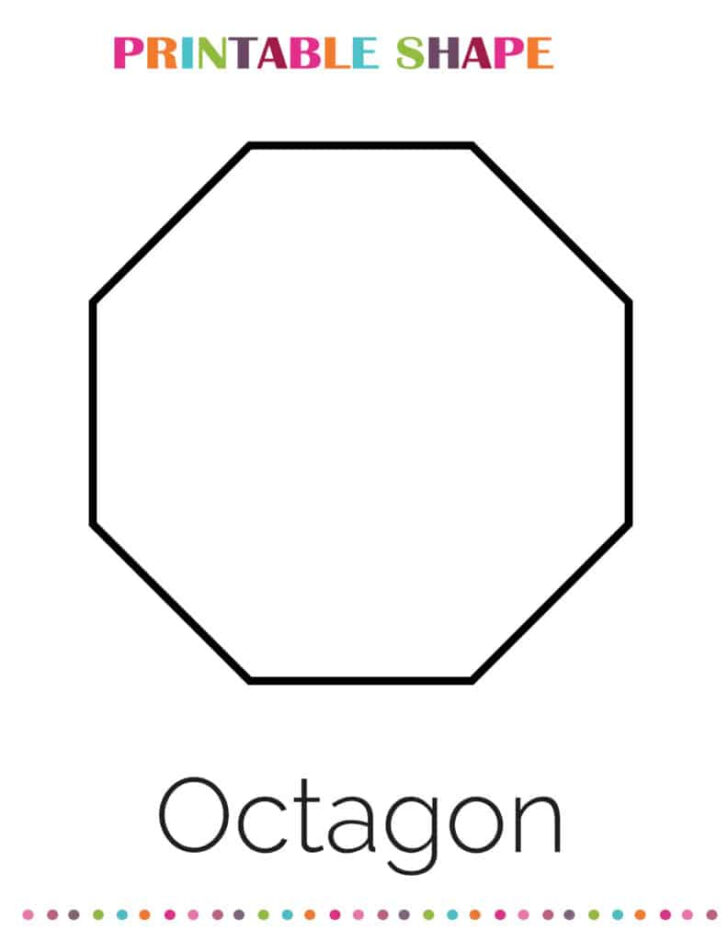 Large Printable Shapes Free