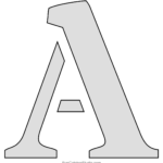 Printable Stencils (Free Alphabet Font And Letter Templates Intended For Free Printable Fonts Stencils