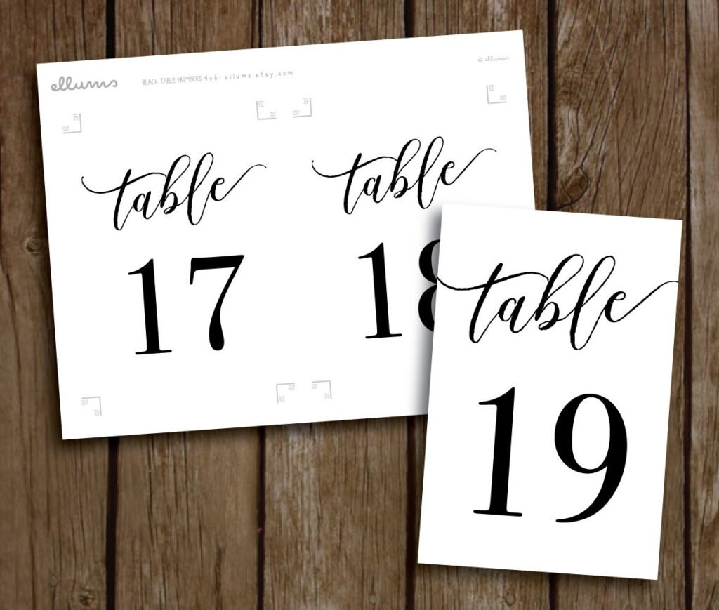 Printable Table Numbers 1 30 | Instant Download | Printable With Free Printable Table Numbers 1 30 Printable Table Numbers 1 30 | Instant Download | Printable With Free Printable Table Numbers 1 30