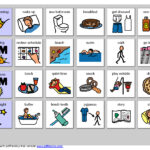 Printable Visual Schedule Icons   Printable Party Favors Intended For Free Printable Picture Schedule Cards
