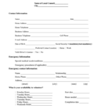 Printable Volunteer Application   Fill Online, Printable, Fillable Within Free Printable Volunteer Forms