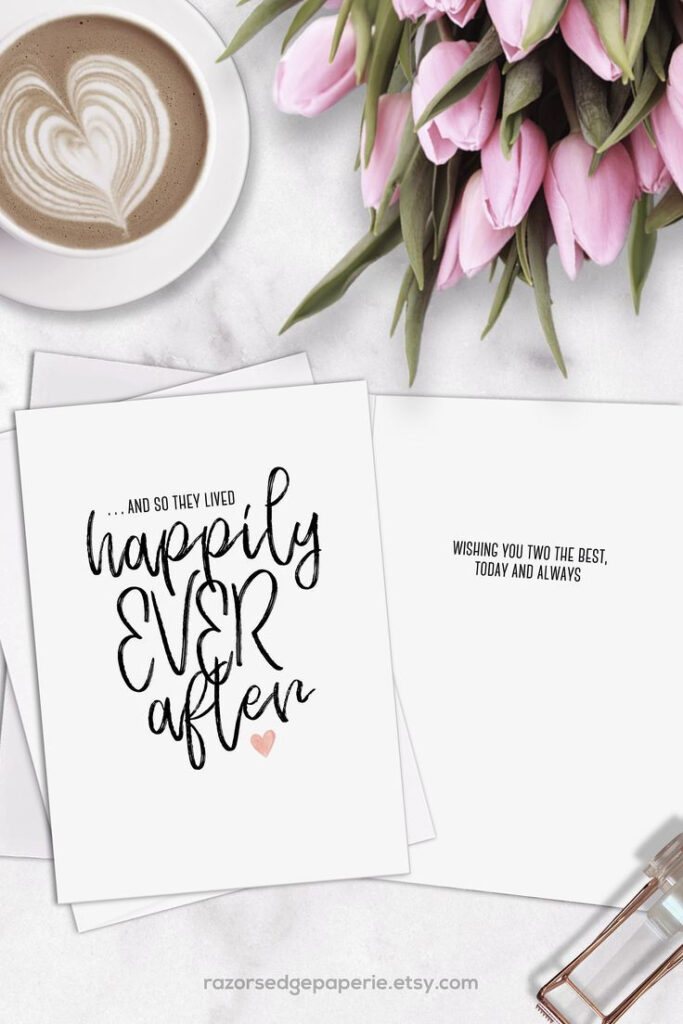 Printable Wedding Card For Couple Bridal Shower Instant Download Intended For Free Printable Bridal Shower Cards Printable Wedding Card For Couple Bridal Shower Instant Download Intended For Free Printable Bridal Shower Cards