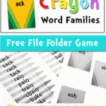 Printable Word Family Game   The Crafty Classroom Within Free Printable Word Family Games