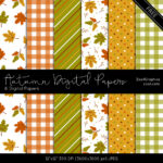 Printables: Autumn Digital Papers   Zooll   Graphic Design Pertaining To Free Printable Autumn Paper