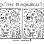 Printables   Free Coloring Pages & Learning Worksheets | Hp With Free Printable Spot The Difference For Kids