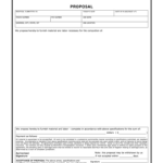 Proposal Template Pdf Download   Fill Online, Printable, Fillable Inside Free Printable Contractor Proposal Forms