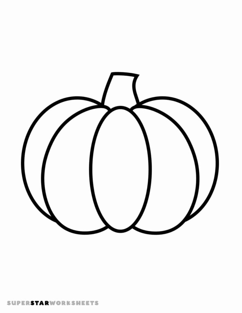 Pumpkin Coloring Pages (Free Printables)   Superstar Worksheets With Free Printable Pumpkin Coloring Pages