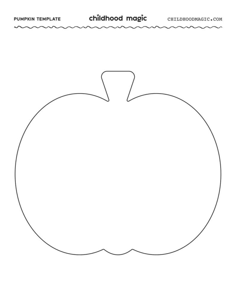 Pumpkin Outline Childhood Magic Intended For Pumpkin Templates Free Printable Pumpkin Outline Childhood Magic Intended For Pumpkin Templates Free Printable