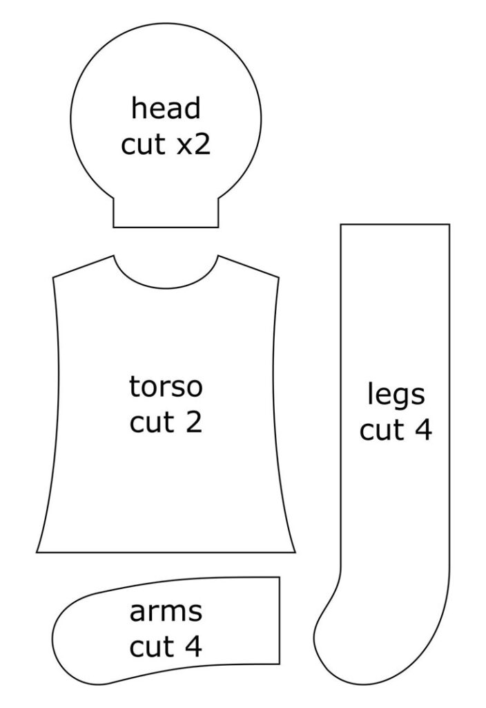 Rag Doll Sewing Pattern 10 Free Pdf Printables | Printablee Regarding Free Printable Rag Doll Patterns Rag Doll Sewing Pattern 10 Free Pdf Printables | Printablee Regarding Free Printable Rag Doll Patterns
