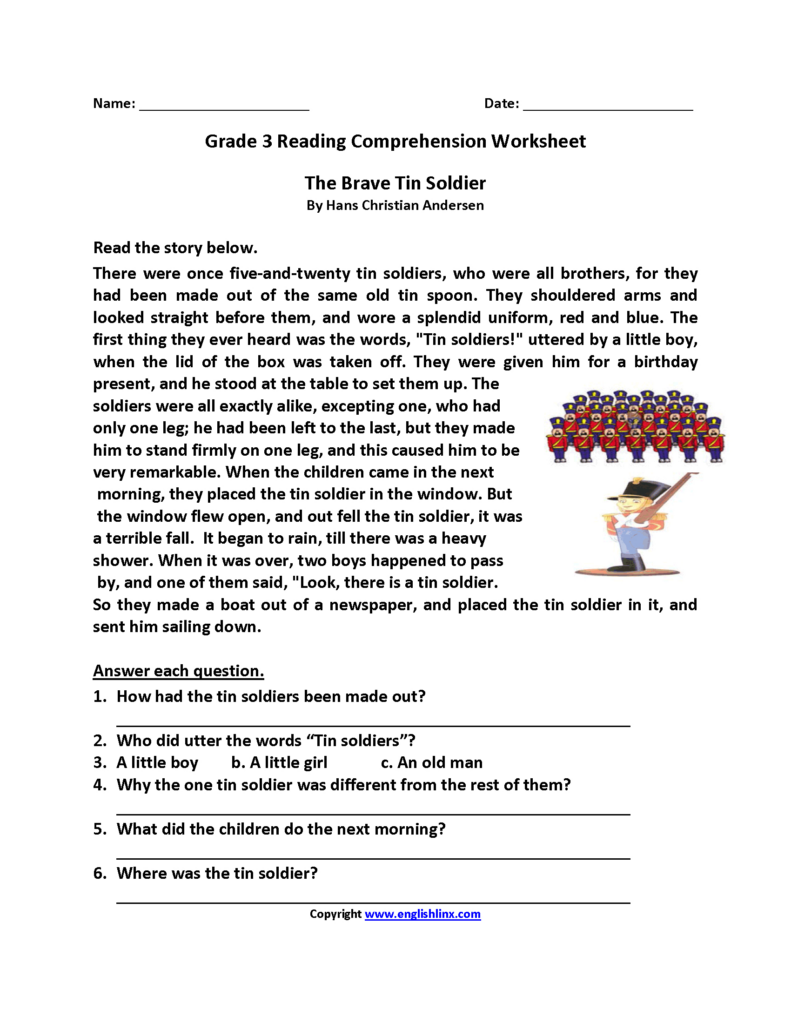 Reading Worksheets | Third Grade Reading Worksheets Worksheets With Regard To Free Printable Reading Passages For 3Rd Grade Reading Worksheets | Third Grade Reading Worksheets Worksheets With Regard To Free Printable Reading Passages For 3Rd Grade
