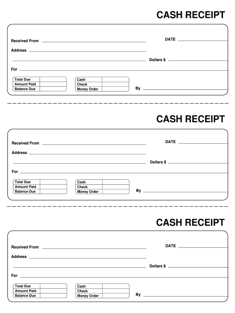 Receipts Examples Templates - Fill Online, Printable, Fillable intended for Free Printable Receipts