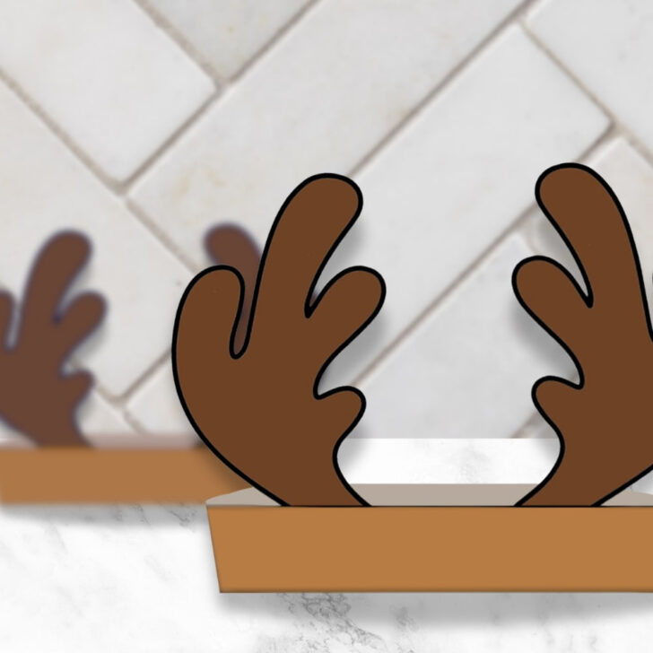 Reindeer Antlers Template Free Printable