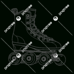 Roller Skate Drawing Png Transparent Images Free Download | Vector Inside Free Printable Roller Skate Template