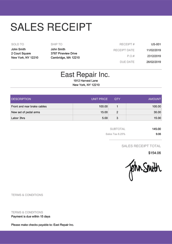 Sales Receipt Templates | Quickly Create Free Sales Receipts For Free Printable Sales Receipts Online Sales Receipt Templates | Quickly Create Free Sales Receipts For Free Printable Sales Receipts Online