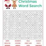 Santa'S Christmas Word Search Activity Page   Mama Likes This For Free Printable Christmas Word Search Pages