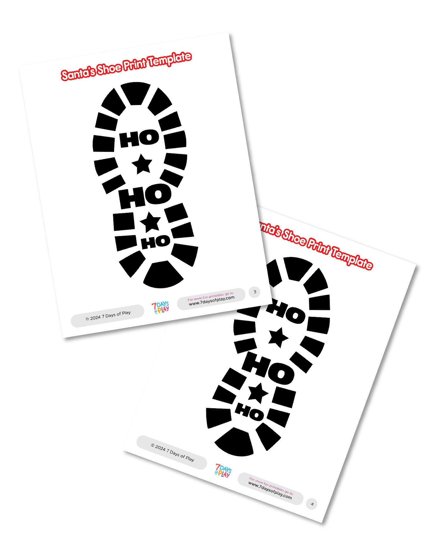 Santa&amp;</p>
<h2>039;S Shoe Print Template - Printable - 7 Days Of Play with regard to Free Printable Shoe Print Template