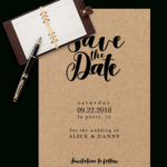 Save The Date Templates For Word [100% Free Download] Within Free Printable Save The Date Invitation Templates