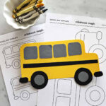 School Bus Template   Intended For Free Printable School Bus Template