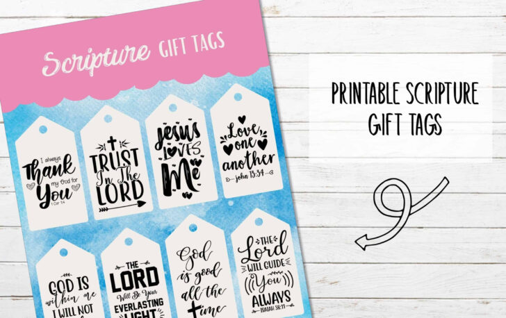 Free Printable Bible Verse Labels