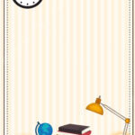 Seasonal School Supplies At Time Stationery Page Border Background In Free Printable School Stationery Borders