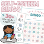 Self Esteem Bingo Game Printable Pdf Intended For Free Printable Self Esteem Bingo