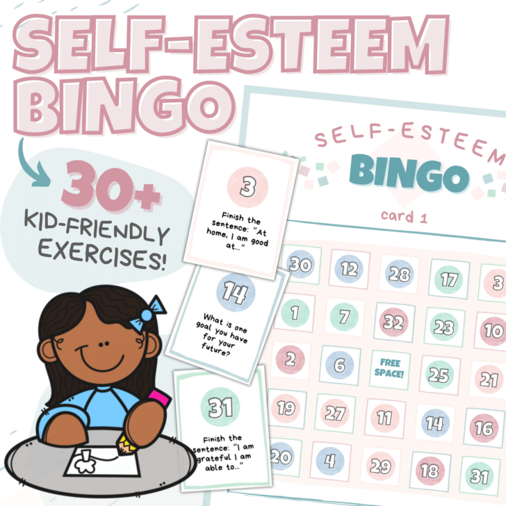 Free Printable Self Esteem Bingo