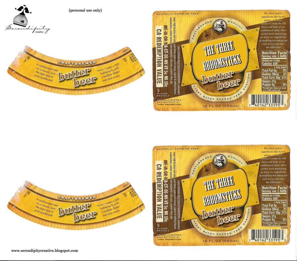 Serendipity Soiree:paperie. Event Styling. Design: {Freebie} Harry With Free Printable Butterbeer Labels Serendipity Soiree:paperie. Event Styling. Design: {Freebie} Harry With Free Printable Butterbeer Labels