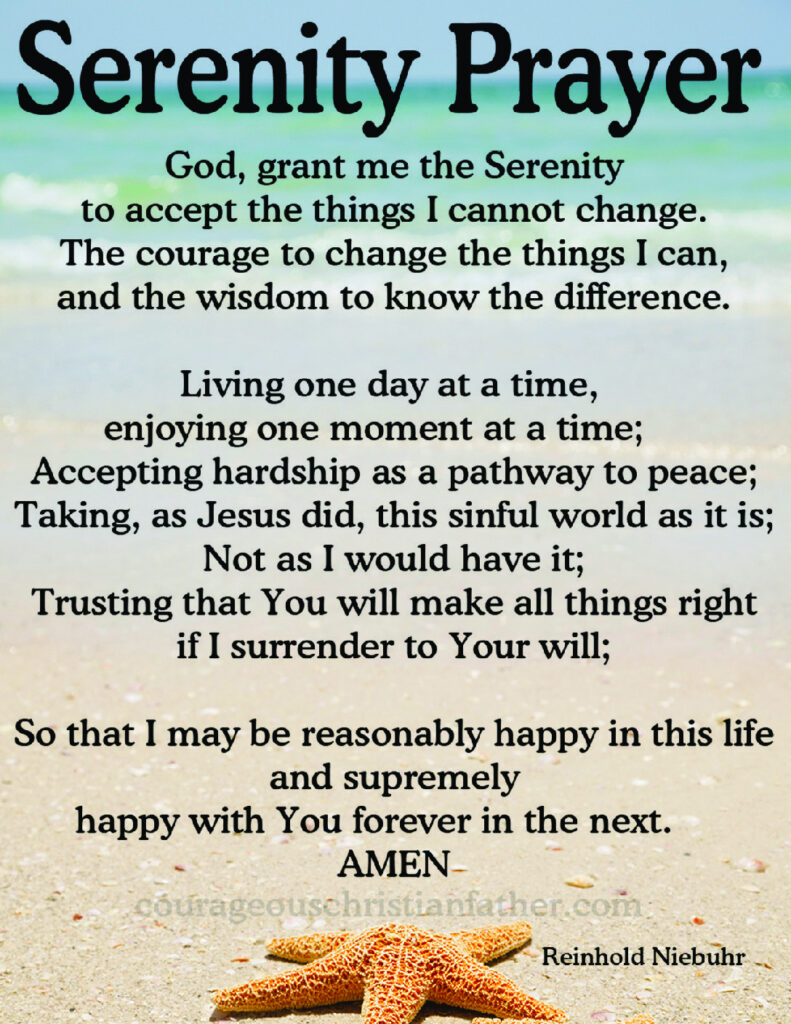 Serenity Prayer Pdf Archives Courageous Christian Father Throughout Free Printable Serenity Prayer Serenity Prayer Pdf Archives Courageous Christian Father Throughout Free Printable Serenity Prayer