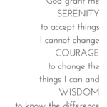 Serenity Prayer Printable   Hungry Happy Home Inside Free Printable Serenity Prayer