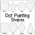 Shapes Dot Painting {Free Printable}   The Resourceful Mama For Do A Dot Art Pages Free Printable