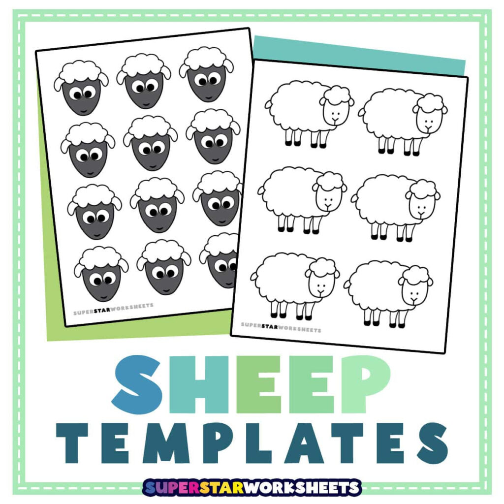 Sheep Template (Free Printables) Superstar Worksheets With Free Printable Pictures Of Sheep Sheep Template (Free Printables) Superstar Worksheets With Free Printable Pictures Of Sheep