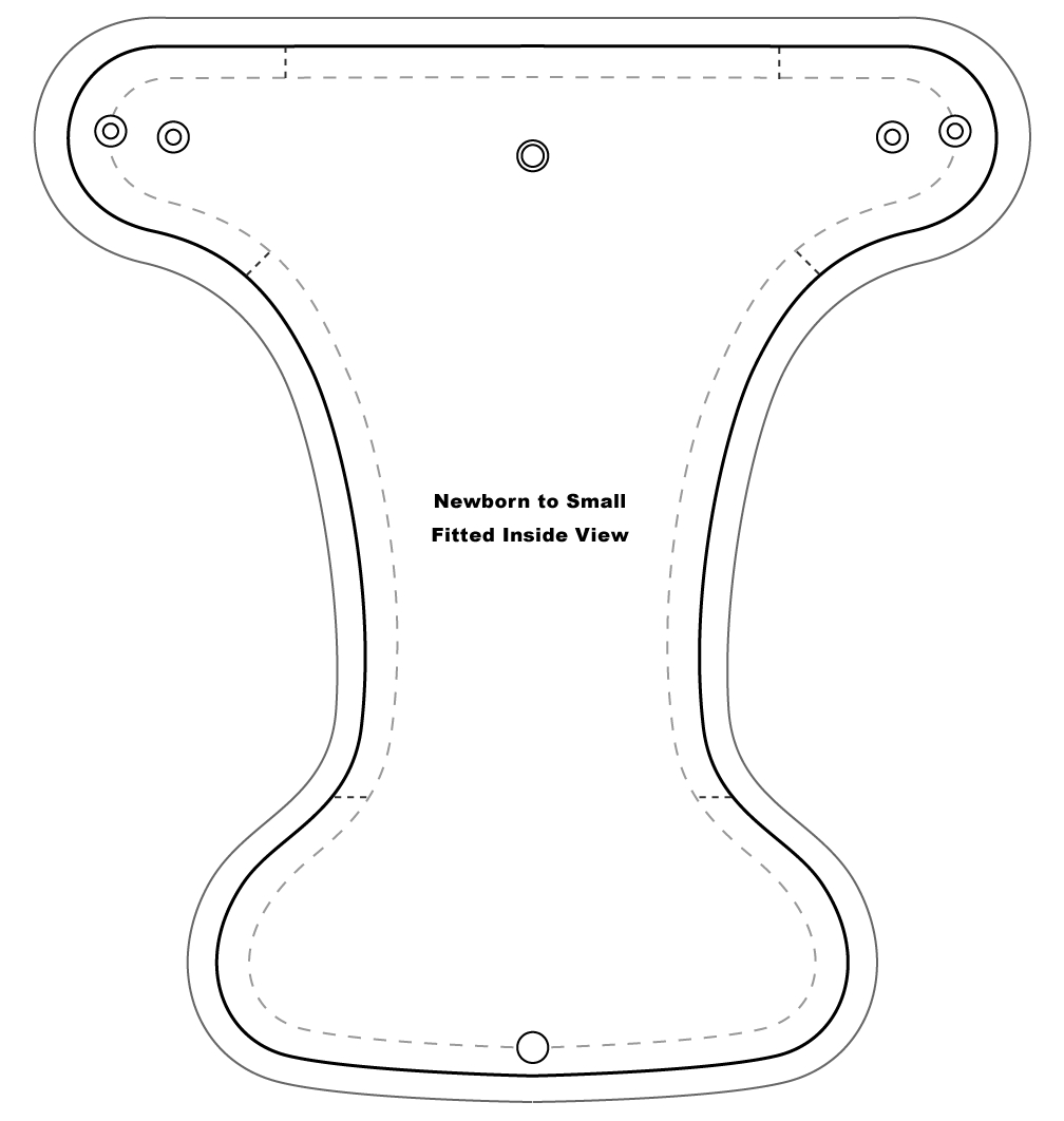 Simple Diaper-Sewing Tutorials: Changes To The Newborn-Small pertaining to Cloth Diaper Pattern Free Printable
