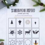 Simple Scandinavian Inspired Table Setting And Printable Place With Regard To Christmas Table Name Cards Free Printable