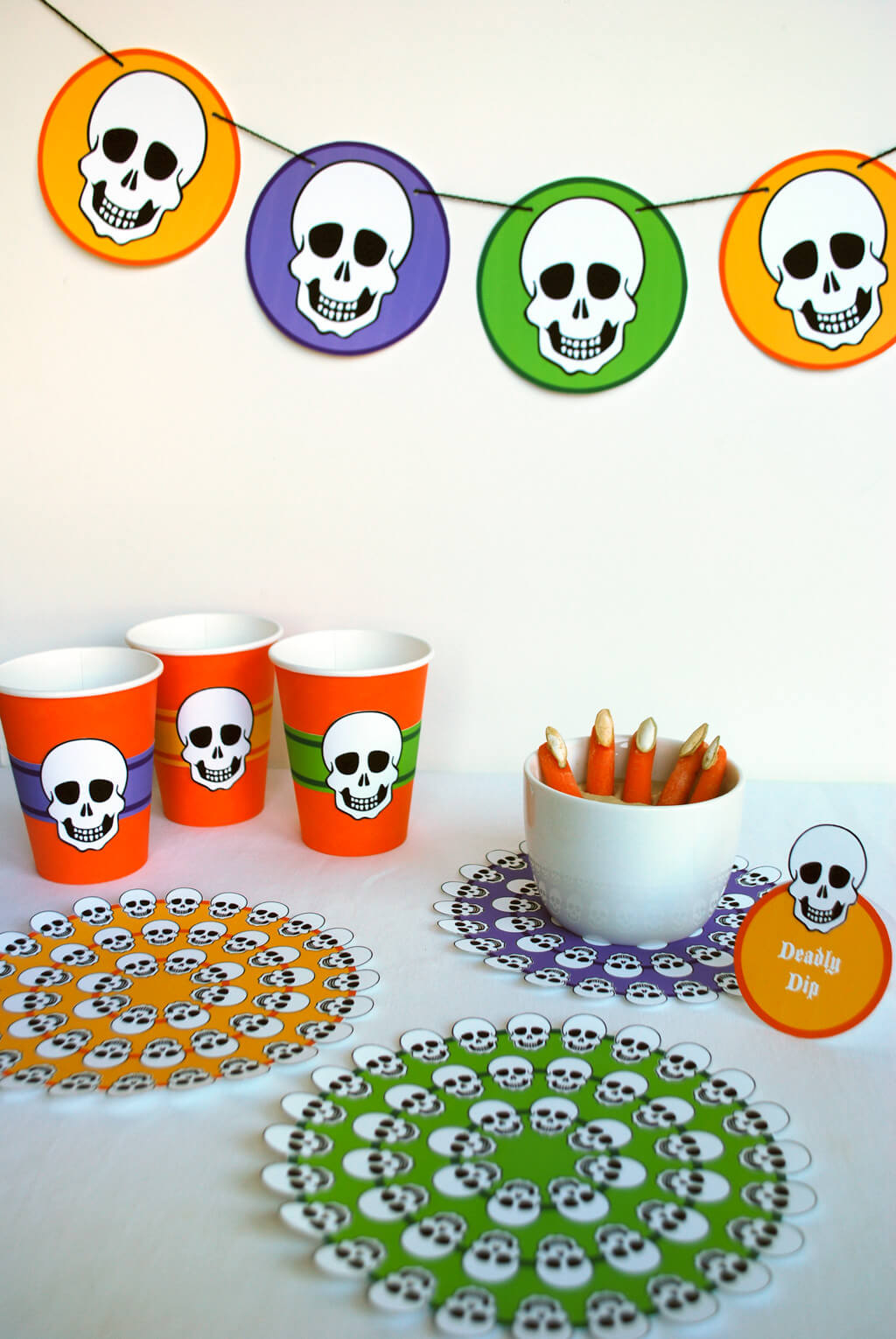 Skeleton Free Printable Halloween Party Decorations - Merriment Design inside Free Printable Halloween Party Decorations