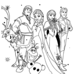 Snow Princess Coloring Page For Kids [Free Printable] Pertaining To Free Printable Princess Coloring Pages