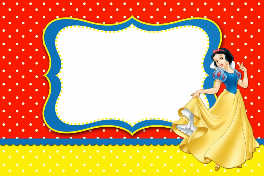 Snow White: Free Printable Invitations, Labels Or Cards.   Oh My Pertaining To Snow White Invitations Free Printable
