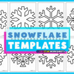 Snowflake Templates (Free Printables)   Superstar Worksheets Within Free Printable Snowflake Patterns